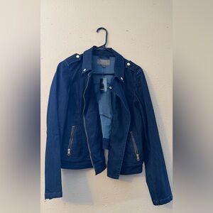 Torrid | NWT | Denim Vintage Stretch Moto Jacket | Size 2
